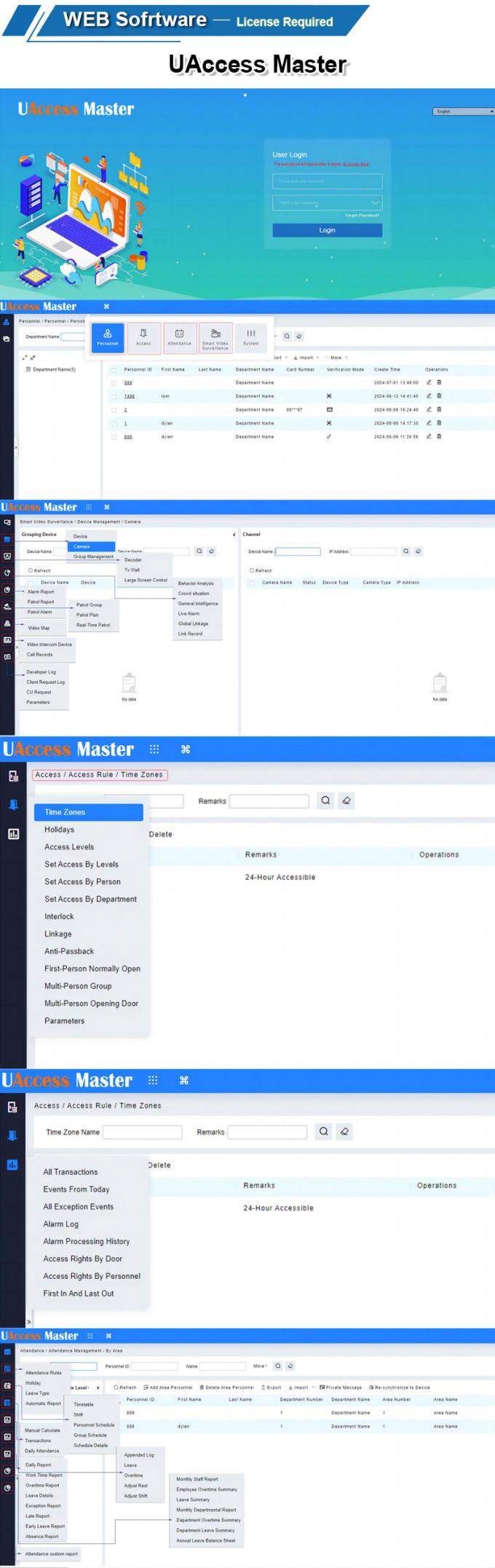 Visage, empreintes digitales et carte RFID 3