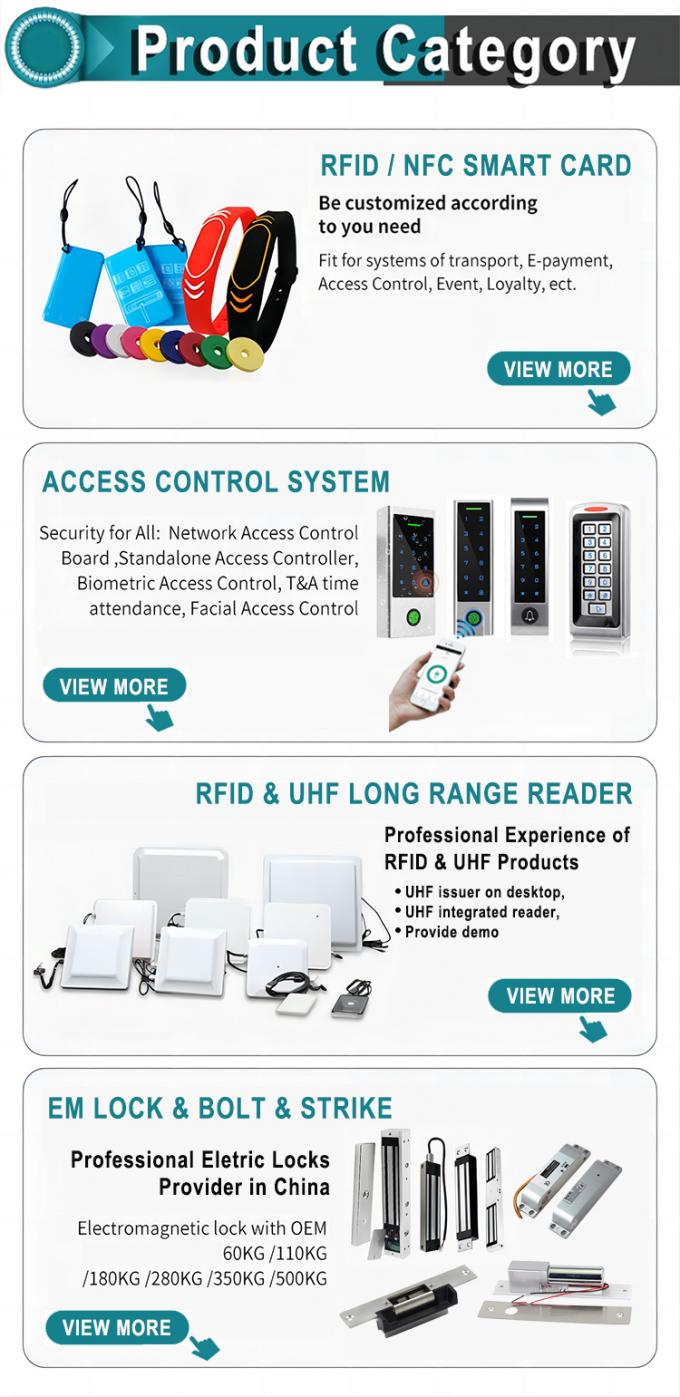 Visage, empreintes digitales et carte RFID 8