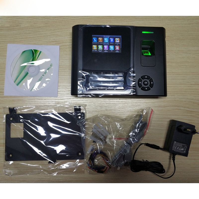 Système d'assistance biométrique de l'empreinte digitale avec batterie et support de port TCP/IP/USB
