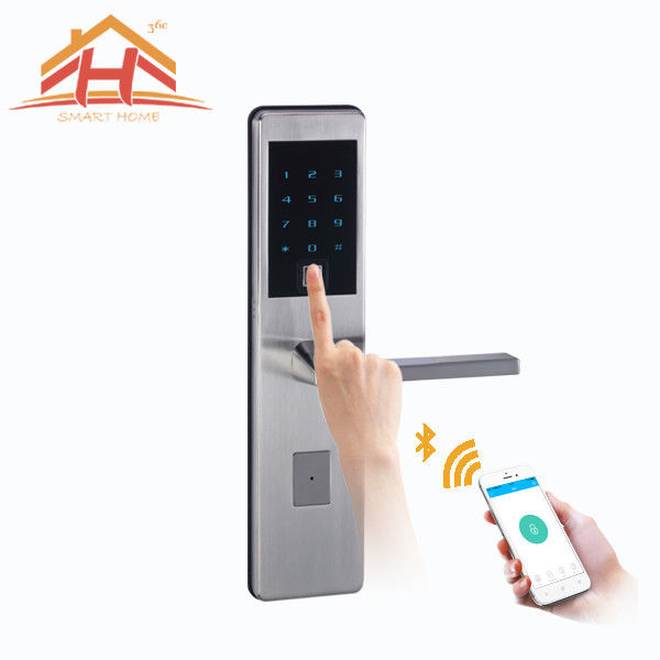 Serrures de porte de Bluetooth d'empreinte digitale avec l'écran de clavier numérique de contact par le contrôle d'APPLI