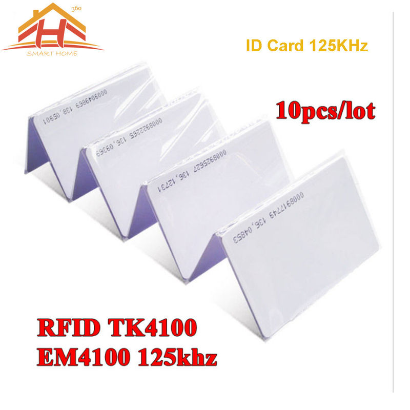 Bloc supérieur 125khz Em4100 Tk4100 blanc de mangue de Rfid de fin de support de carte épaisse d'identification