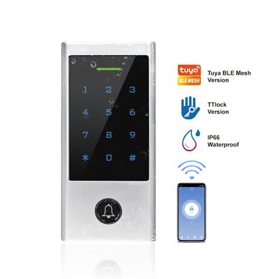 Wifi Tuya IP66 système de contrôle d'accès étanche clavier tactile lecteur de carte RFID contrôle d'accès autonome avec porte TTLock